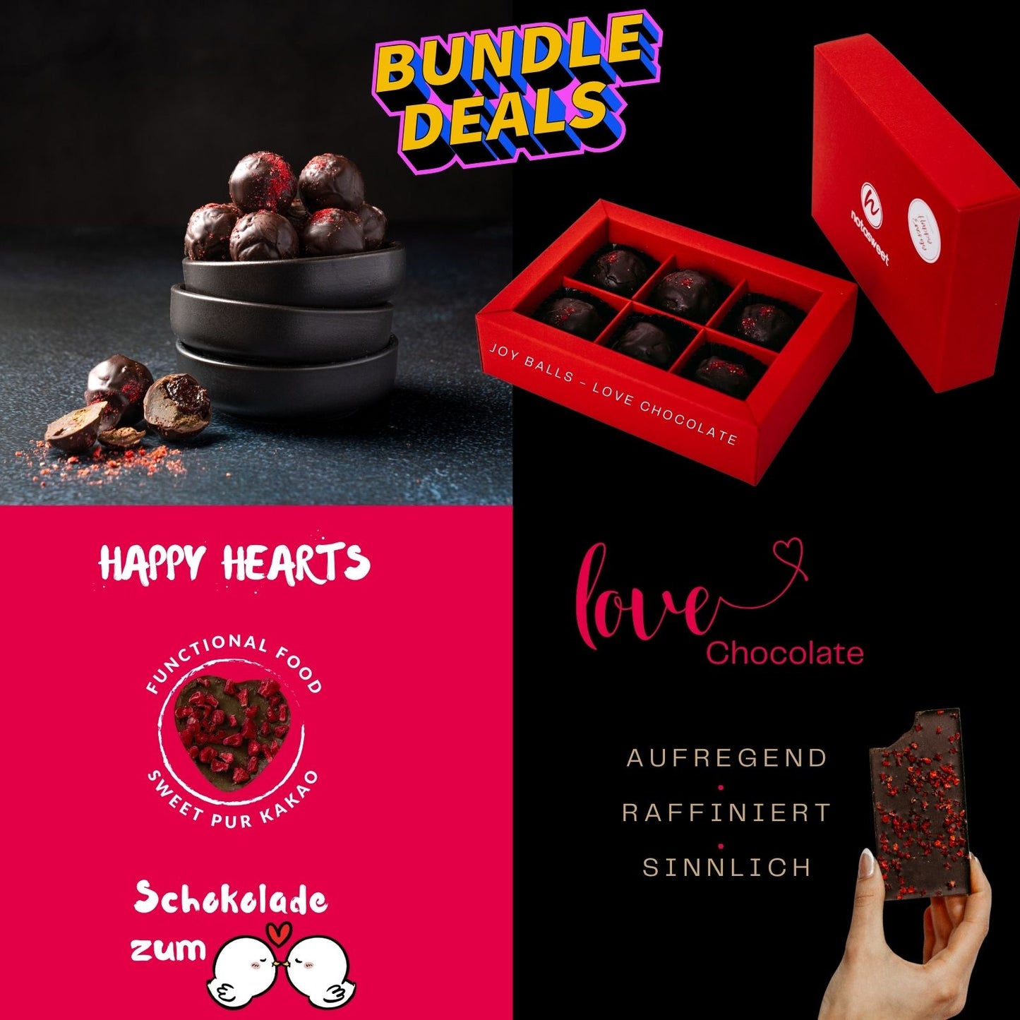 Entdecke die Liebe mit der LOVE-BOX von notasweet!
