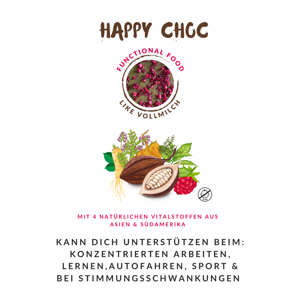 HAPPY CHOC -  Schokoladentafel (like Vollmilch)